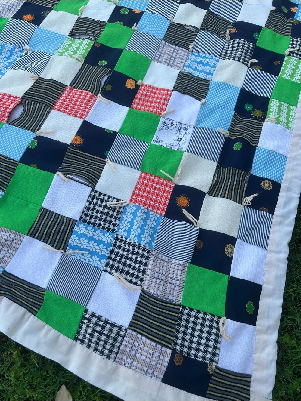 Handmade Patchwork Quilt vintage